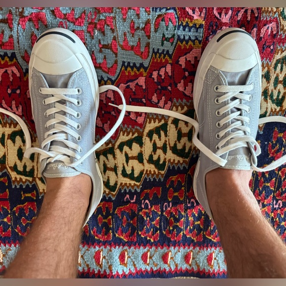 Converse Jack Purcell Canvas Sneakers Mens 9.5/Women's 11 - Picture 1 of 14